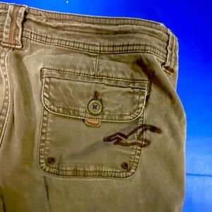 Hollister Y2K Vintage Brown Flare Jeans with Back Pockets Size 9